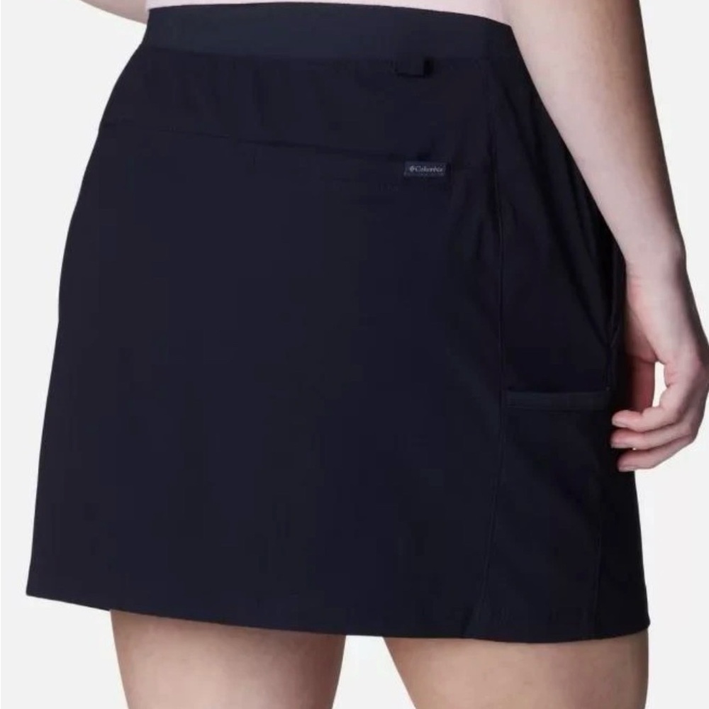 Columbia All Seasons Black Dry Fit Tennis Skort With Pockets Women’s Size XL
